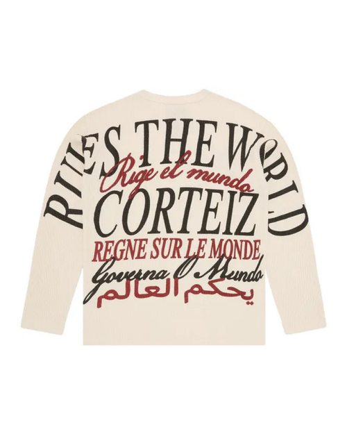 Corteiz Worldwide Waffle Thermal - "Cream"