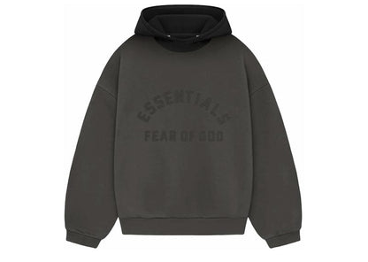 Fear of God Essentials Nylon Fleece Hoodie - "Ink/Jet Black"