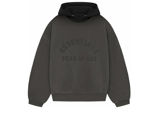Fear of God Essentials Nylon Fleece Hoodie - "Ink/Jet Black"