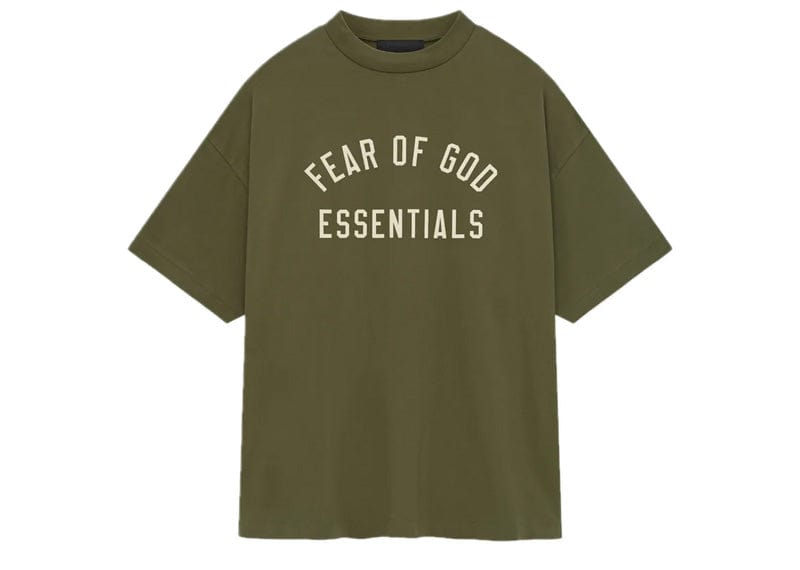 Fear of God Essential Crewneck T-Shirt  - "Military"