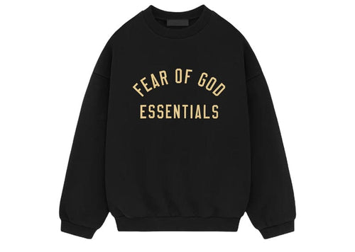 Fear of God Essentials Fleece II Crewneck - "Black"