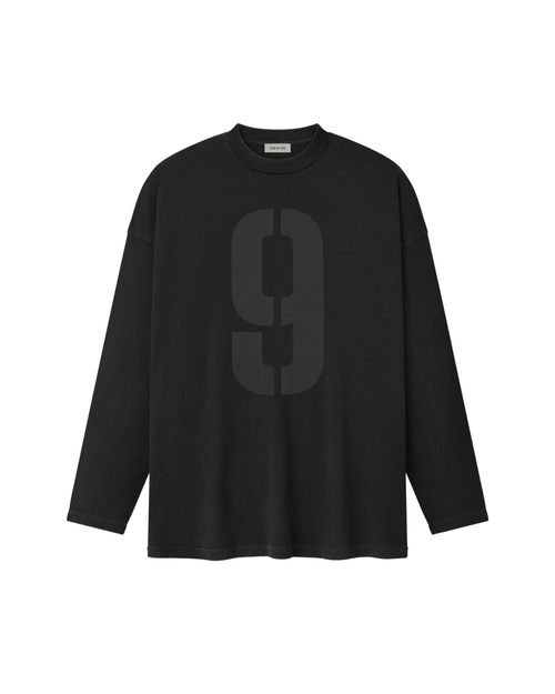 Fear of God 9 Long Sleeve Tee - "Black"