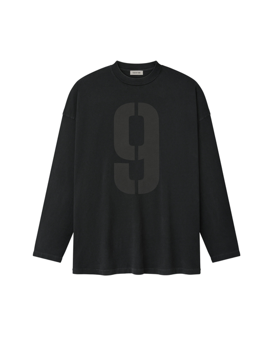 Fear of God 9 Long Sleeve Tee - "Black"
