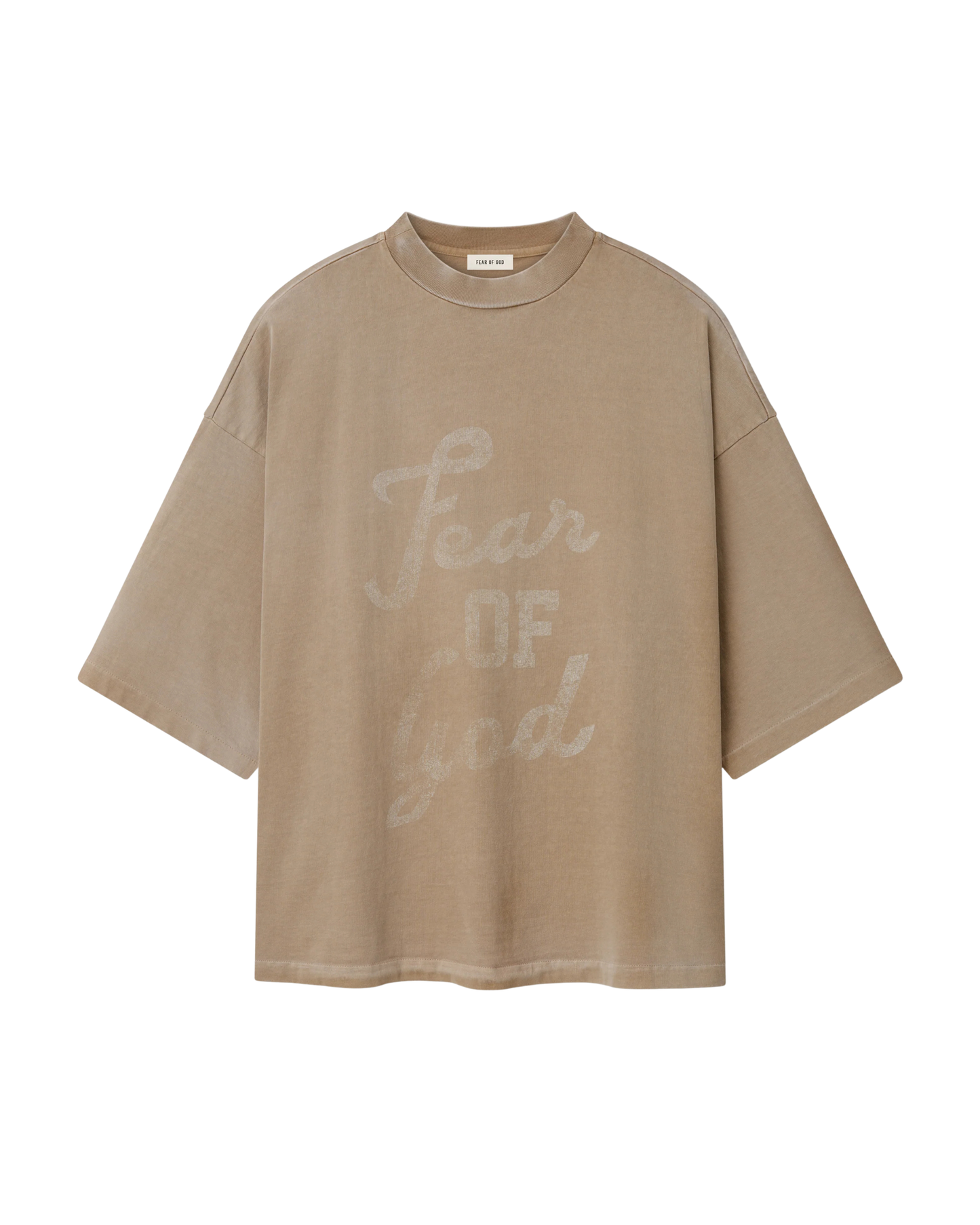 Fear Of God 9 Tee - "Dune Pearl"
