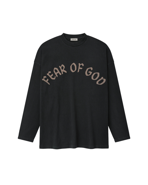 Fear Of God 'F OF G' Long Sleeve Tee - "Black"