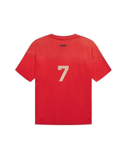 Fear of God 7 Tee - "Vintage Red"