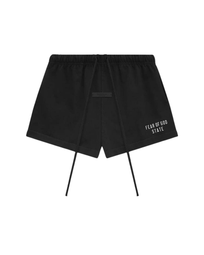 Fear Of God Essentials Heavy Jersey Soccer Shorts - "Black"