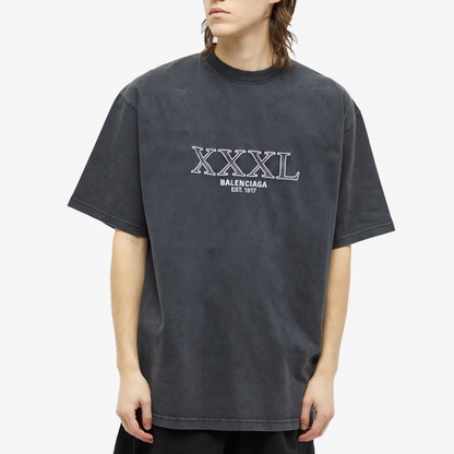 BALENCIAGA OVERSIZED XXXL TEE BLACK & WHITE