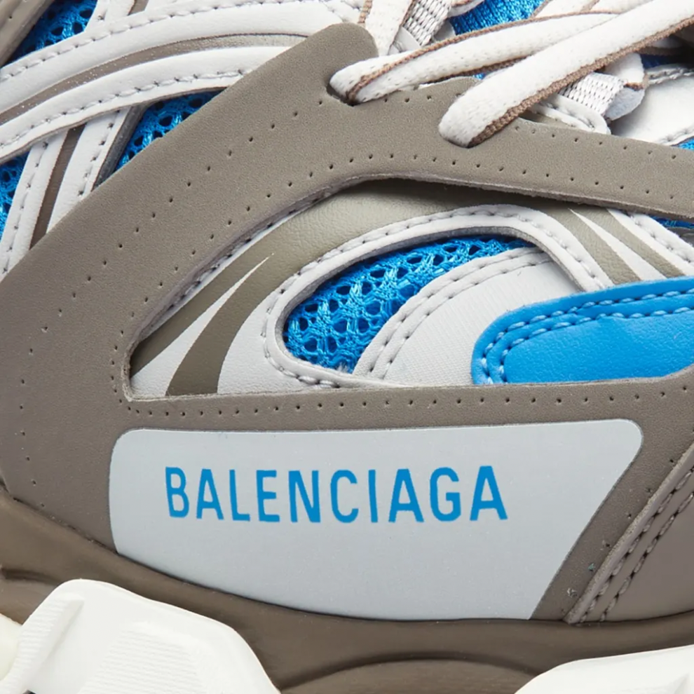 BALENCIAGA LED TRACK SNEAKER WHITE & LIGHT GREY