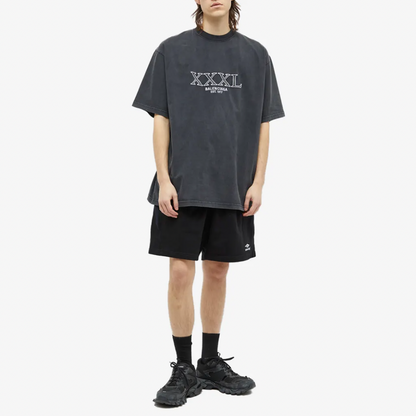 BALENCIAGA OVERSIZED XXXL TEE BLACK & WHITE