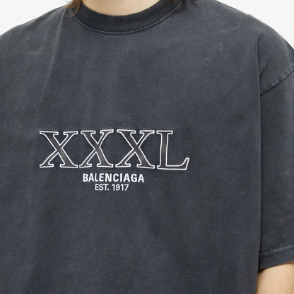 BALENCIAGA OVERSIZED XXXL TEE BLACK & WHITE