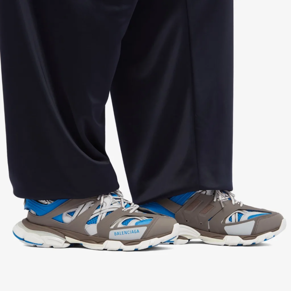 BALENCIAGA LED TRACK SNEAKER WHITE & LIGHT GREY