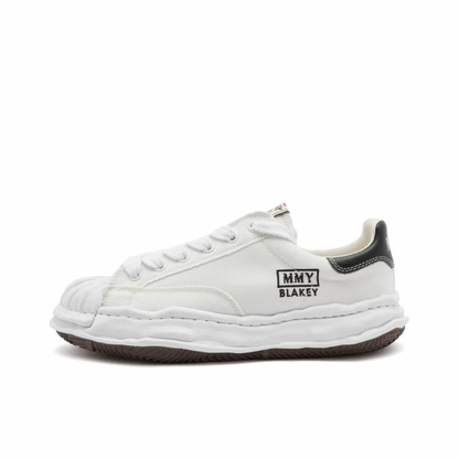 MAISON MIHARA YASUHIRO BLAKEY LOW ORIGINAL SOLE CANVAS SNEAKER WHITE