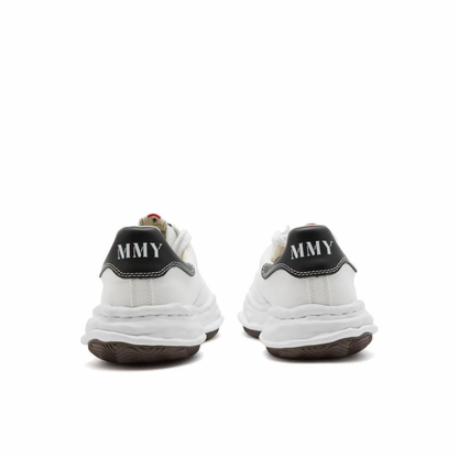 MAISON MIHARA YASUHIRO BLAKEY LOW ORIGINAL SOLE CANVAS SNEAKER WHITE