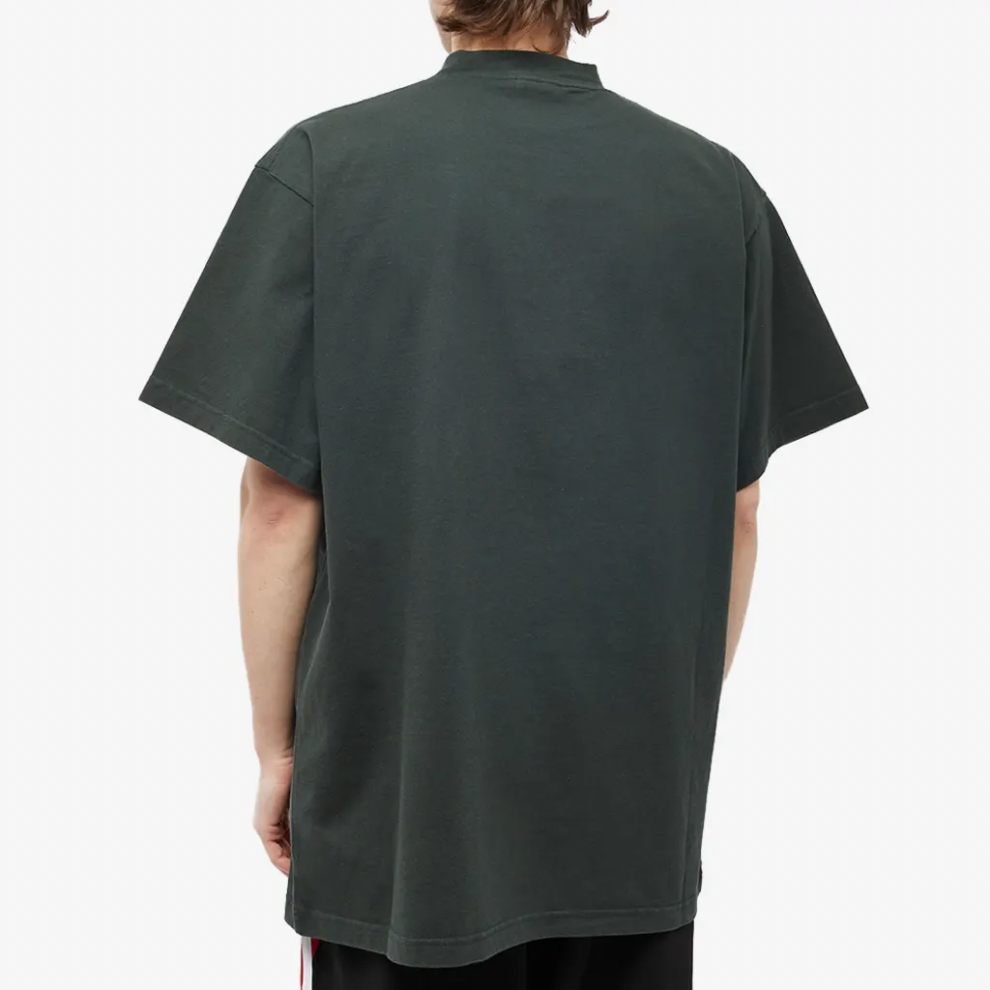 BALENCIAGA X ADIDAS TEE CYPRESS GREEN & WHITE