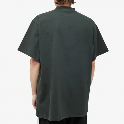 BALENCIAGA X ADIDAS TEE CYPRESS GREEN & WHITE