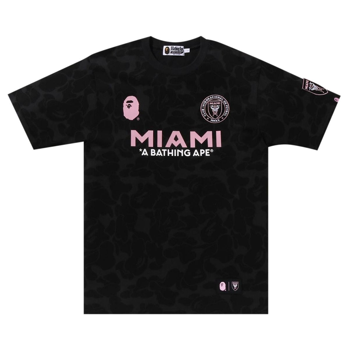Bape X Inter Miami Football Tee