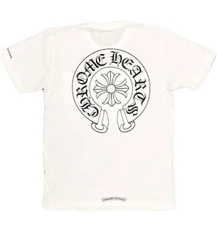 White Horseshoe Chrome Hearts T-shirt