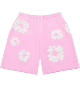Denim Tears The Cotton Wreath Shorts Pink