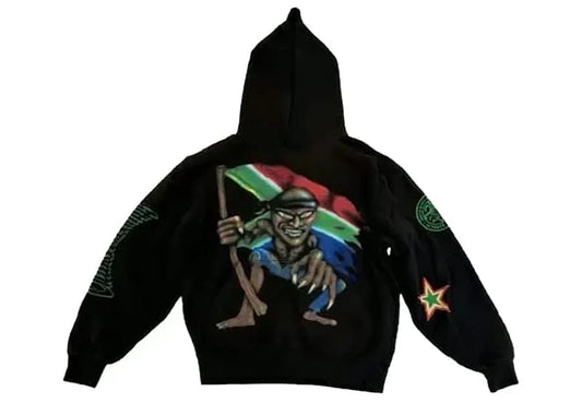 Travis Scott Circus Maximus SA 2025 Tour Hoodie Vintage Black